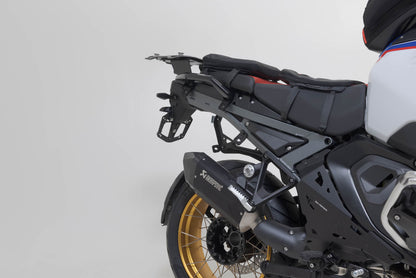 SW-Motech TRAX ADV aluminium case system + Akrapovic