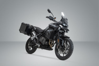 SW-Motech TRAX ADV aluminum case system + Akrapovic