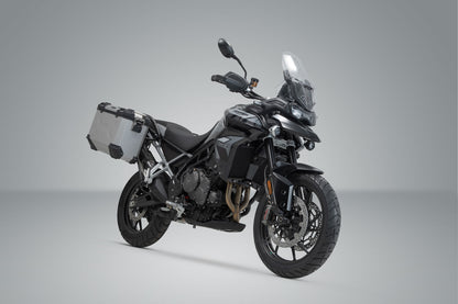 SW-Motech TRAX ADV aluminum case system + Akrapovic