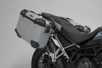 SW-Motech TRAX ADV aluminum case system + Akrapovic