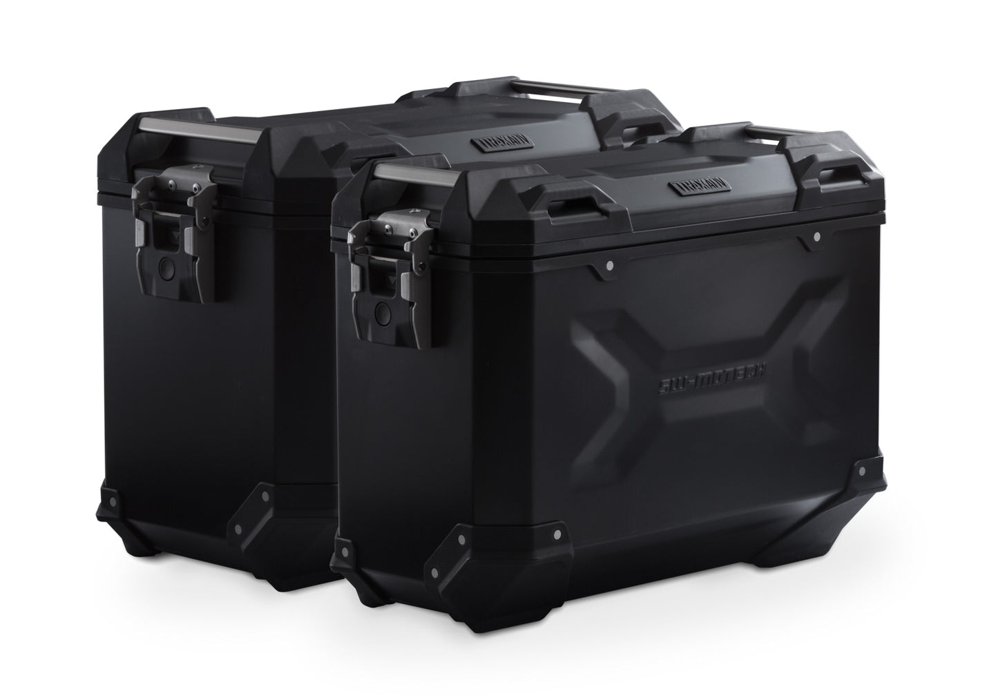 SW-Motech TRAX ADV aluminium case system for Akrapovic