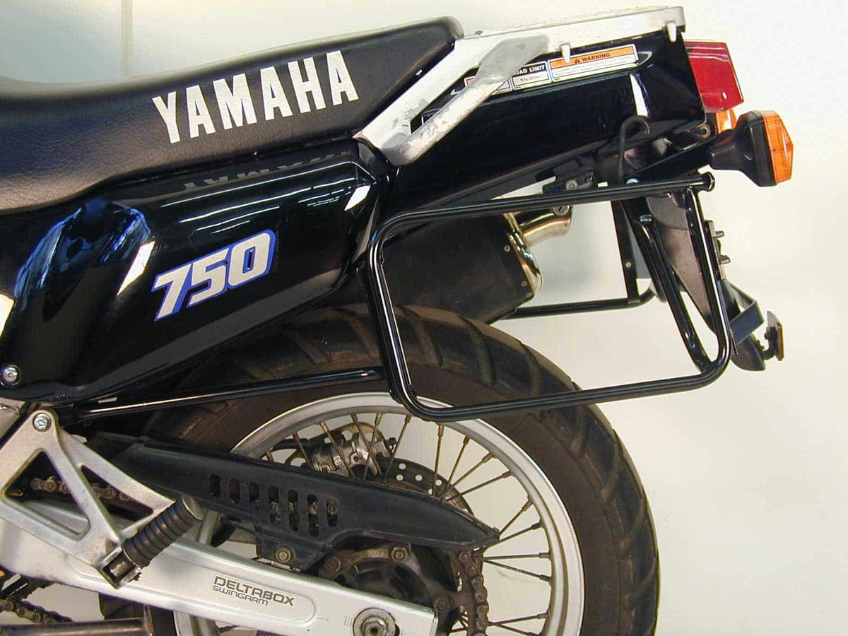 Hepco & Becker Sidecarrier permanent mounted black for Yamaha XTZ 750 Super Ténéré (1989-1997) (Sebring exhaust)