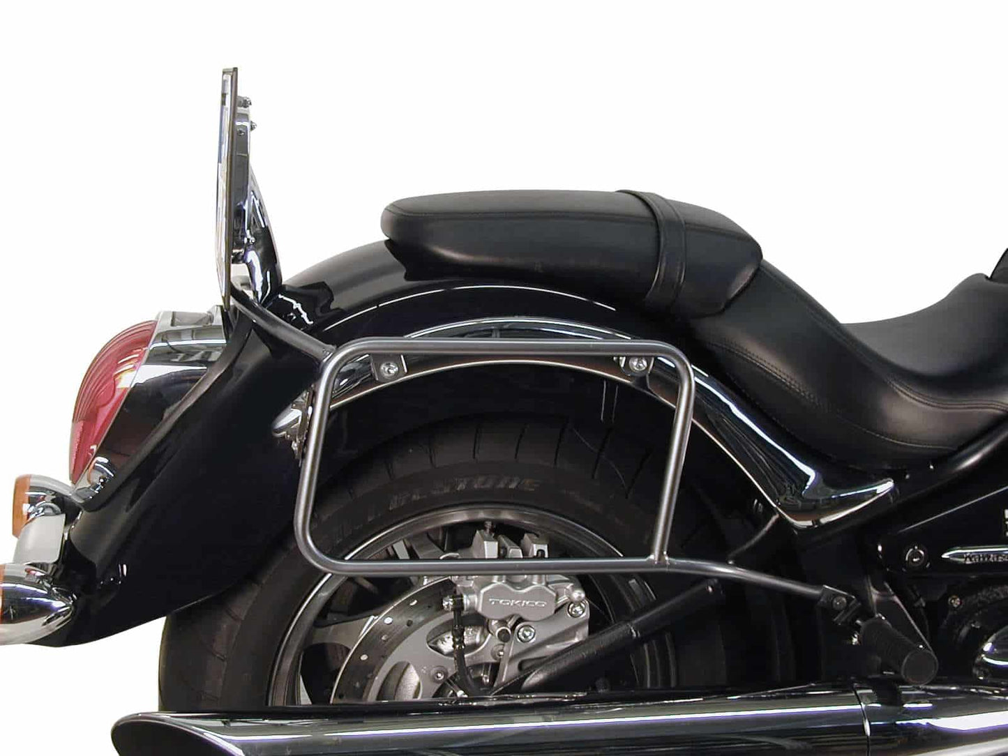 Hepco & Becker Sidecarrier permanent mounted chrome for Kawasaki VN 2000 (2004-2010)