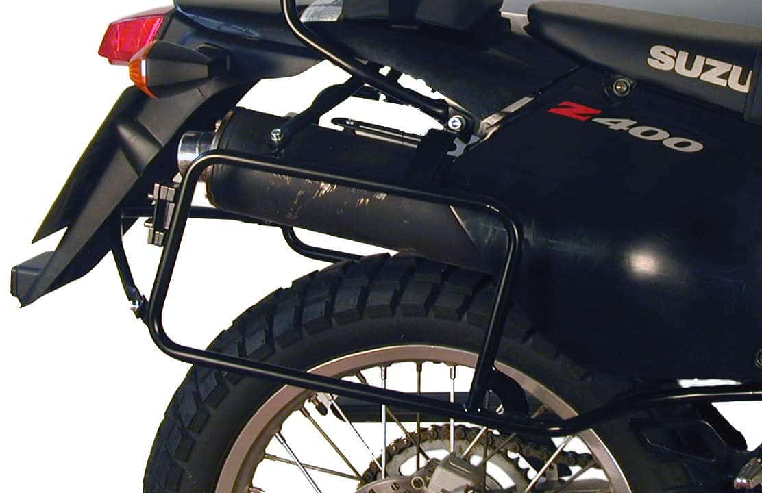 Hepco & Becker Sidecarrier permanent mounted black for Suzuki DR - Z 400/S (2000-2008)