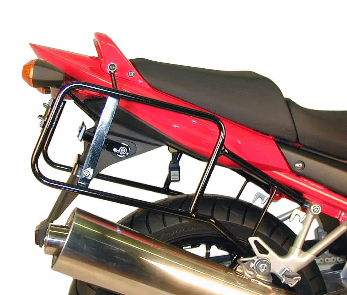 Hepco & Becker Sidecarrier permanent mounted black for Suzuki GSF 650/S Bandit ABS (2005-2006)