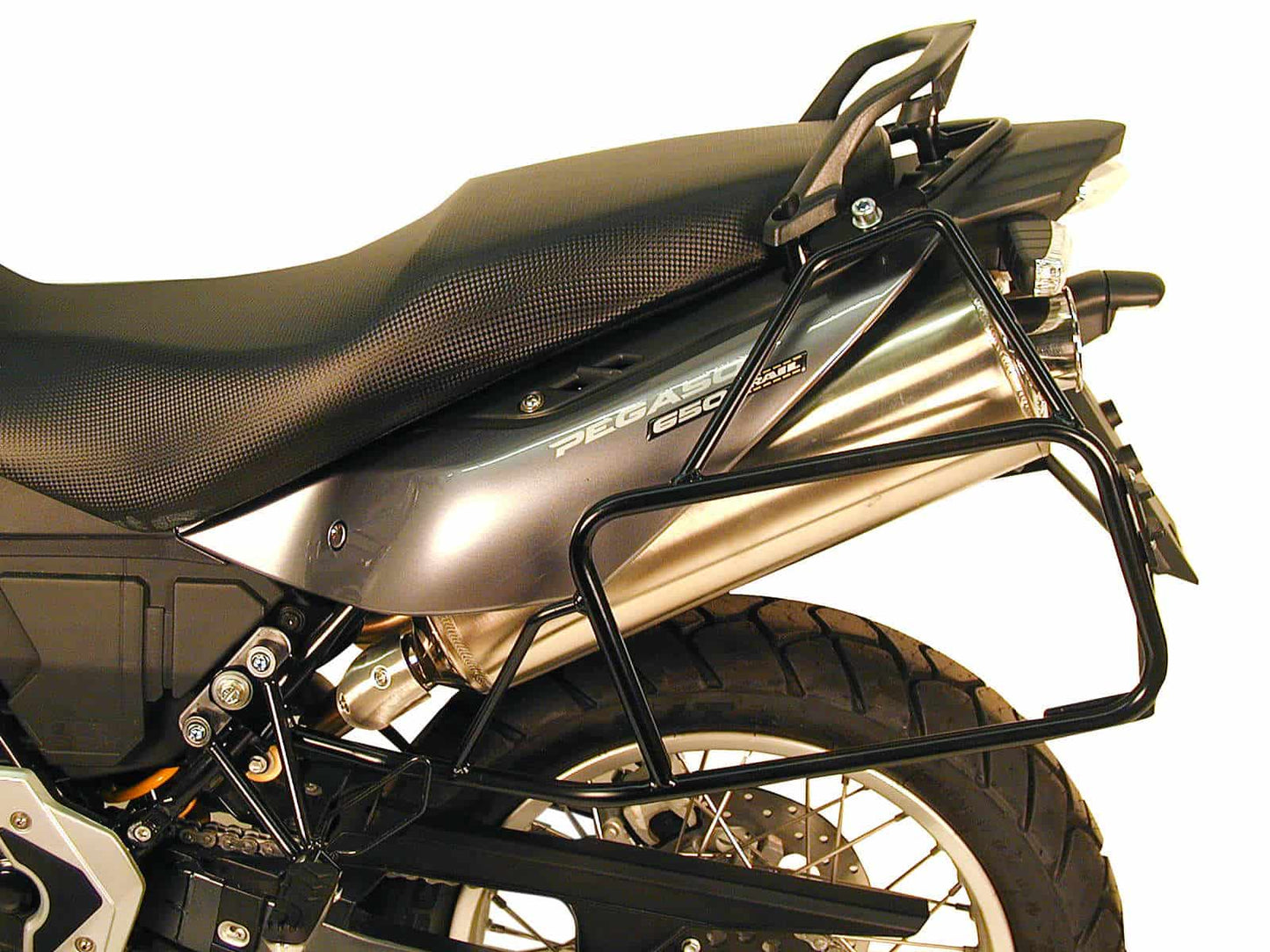 Hepco & Becker Sidecarrier Lock-it black for Aprilia Pegaso 650 Strada/Trail 650 (2005-2009)