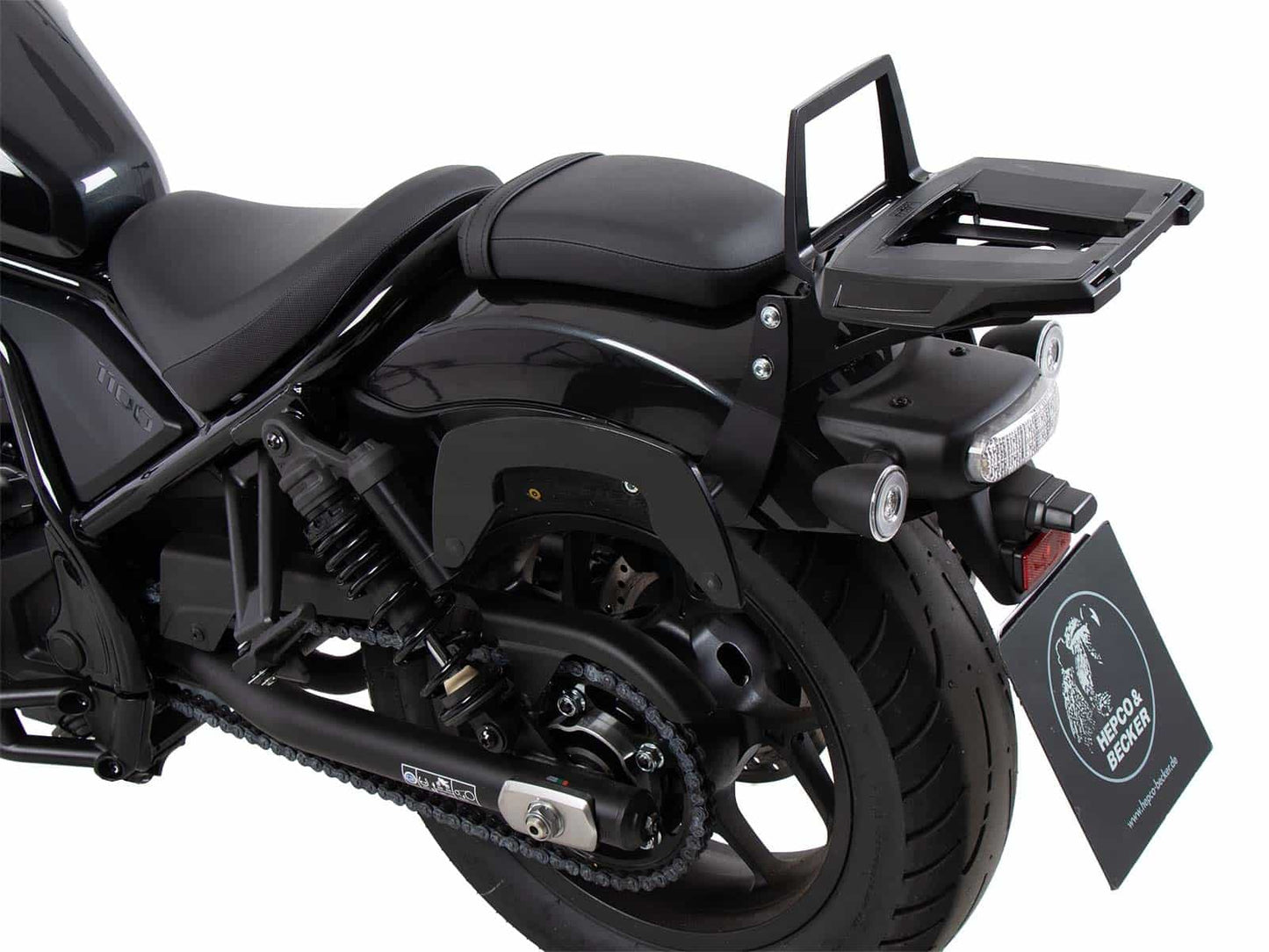 Hepco & Becker Alurack top case carrier black for Honda CMX 1100 Rebel / DCT (2021-2024)