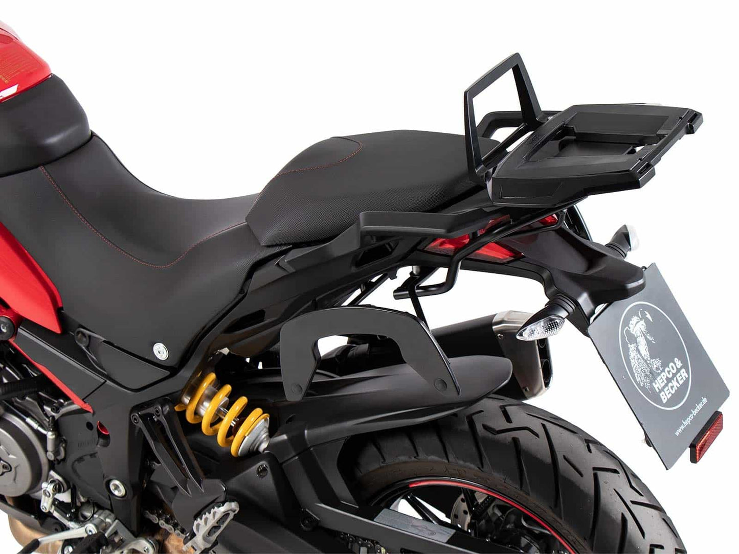 Hepco & Becker Alurack top case carrier black for Ducati Multistrada 1200 Enduro (2016-2018)