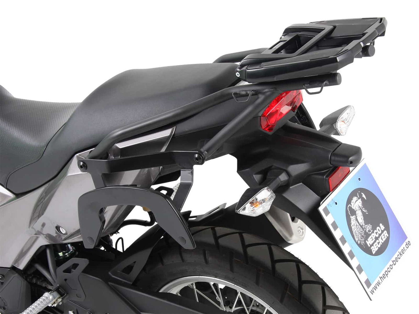 Hepco & Becker C-Bow sidecarrier black for Kawasaki Versys-X 300/Urban/Adventure (2017-)
