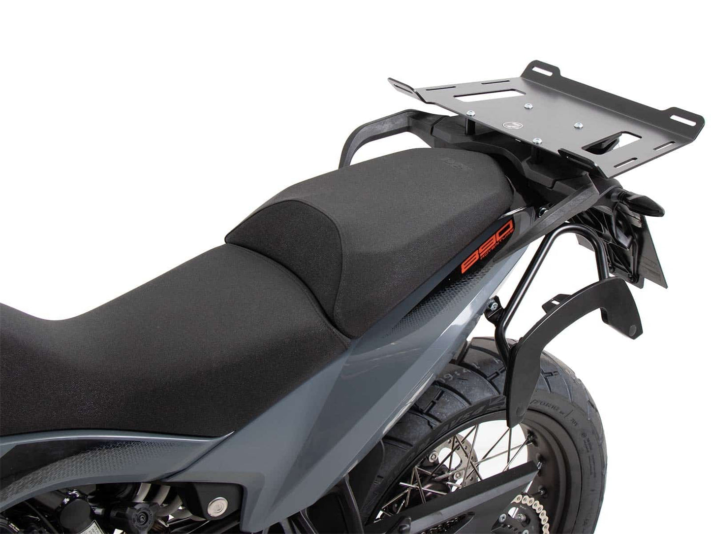 Hepco & Becker Rear enlargement for original rear rack black for KTM 890 Adventure / R / Rally (2021-2022)