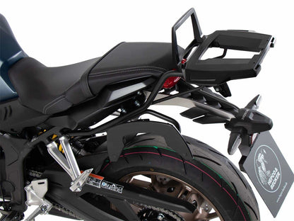 Hepco & Becker Alurack top case carrier black for Honda CBR 650 R (2021-2023)