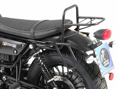 Hepco & Becker Topcase carrier tube-type black for model with short seat for Moto Guzzi V 9 Bobber (2016-2020)