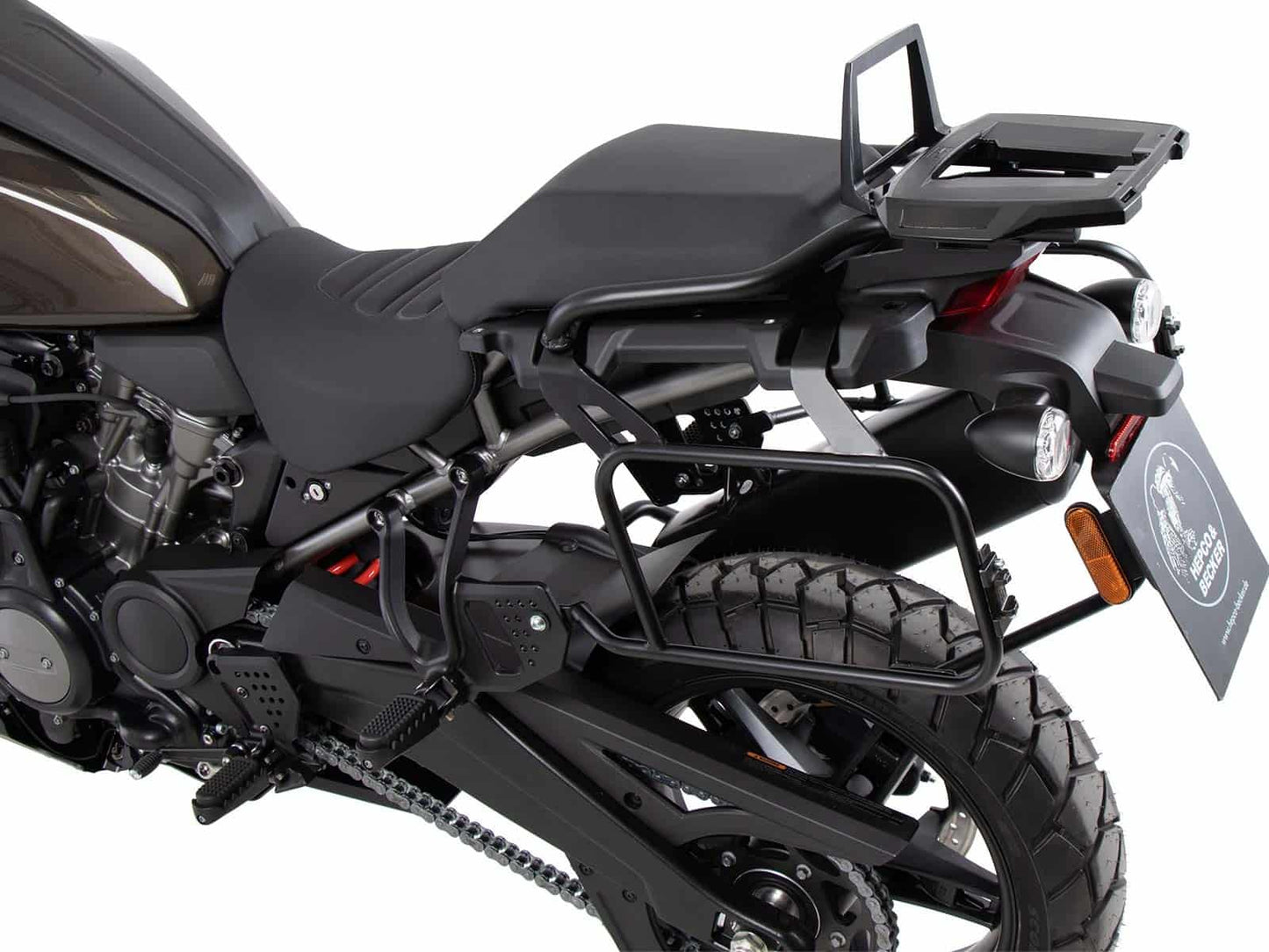 Hepco & Becker Alurack top case carrier black for Harley-Davidson Pan America 1250 / Special / ST (2021-)