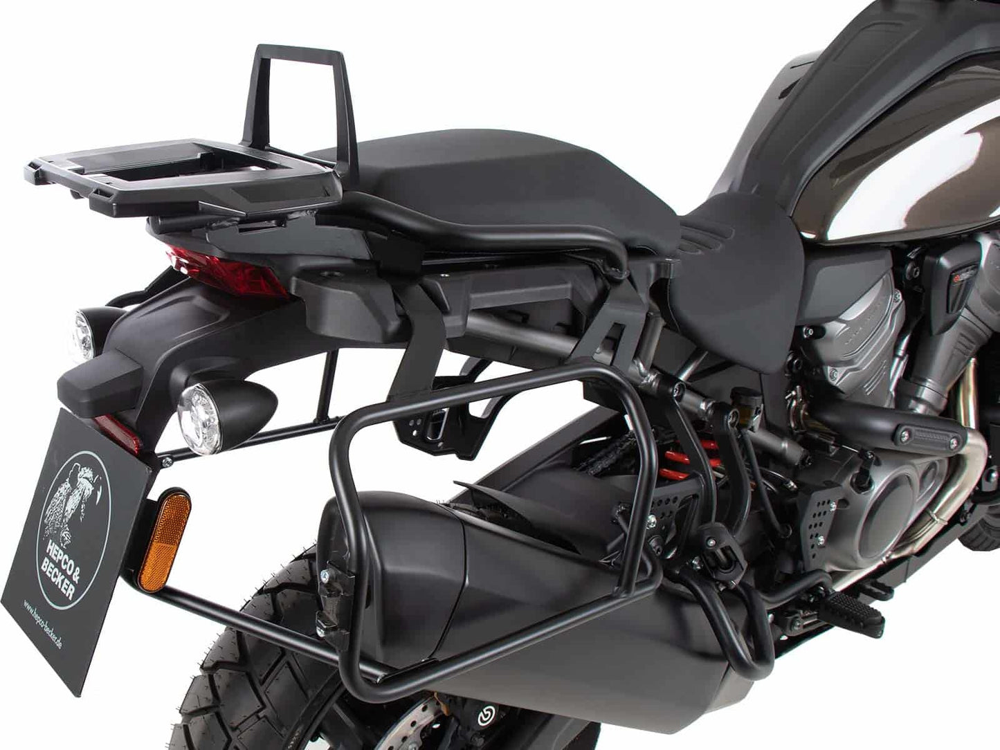 Hepco & Becker Alurack top case carrier black for Harley-Davidson Pan America 1250 / Special / ST (2021-)