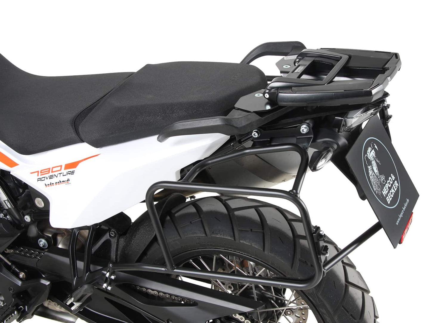 Hepco & Becker Sidecarrier permanent mounted black for KTM 790 Adventure/R (2019-2021)
