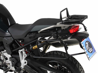 Hepco & Becker Alurack topcasecarrier black for original BMW-Touring stainless steel tube rear rack for BMW F 800 GS (2024-)