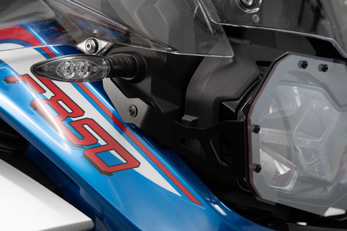 SW-Motech Headlight guard With cover. Bracket black – Big Bike Tech