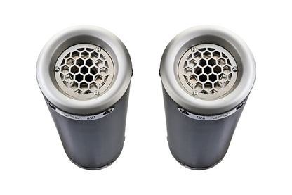 GPR RP-M3 Black Titanium Double Slip-on Exhaust