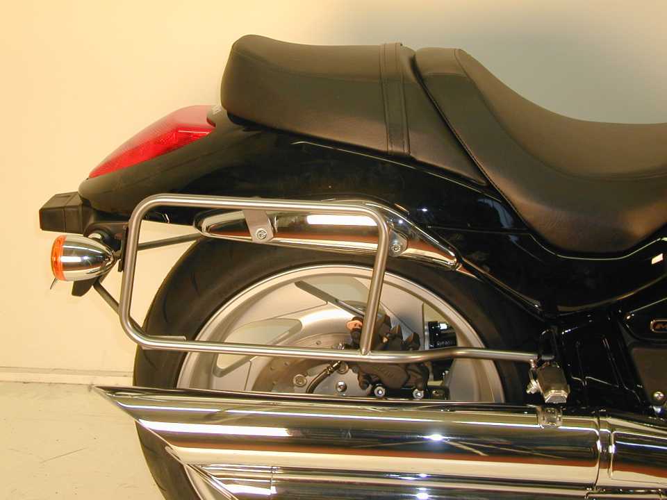 Hepco & Becker Sidecarrier permanent mounted chrome for Suzuki M 1800 (VZR) R Intruder (2006-2012)