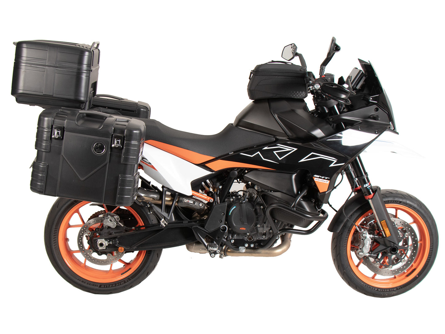 Hepco & Becker Alurack topcasecarrier black for KTM 790 Adventure R (2019-)