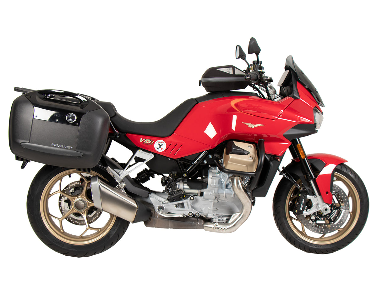Hepco & Becker Sidecarrier permanent mounted black for Moto Guzzi V100 Mandello / S (2022-)