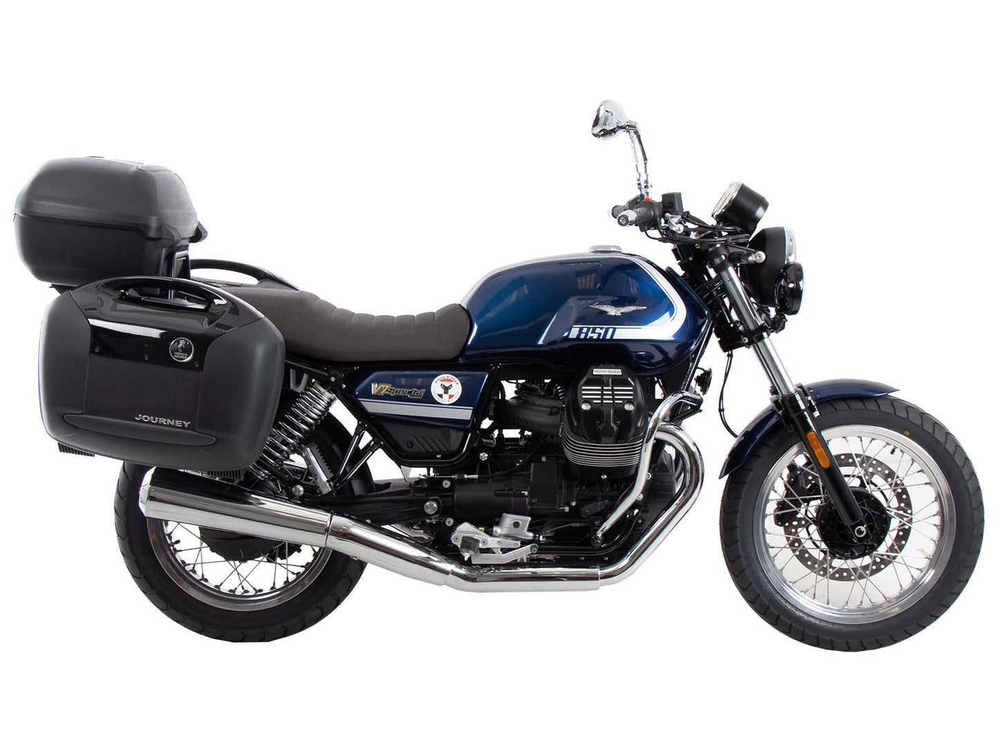 Hepco & Becker Tube rear rack chrome for Moto Guzzi V7 Special/Stone/Centenario (850 ccm) (2021-2024)