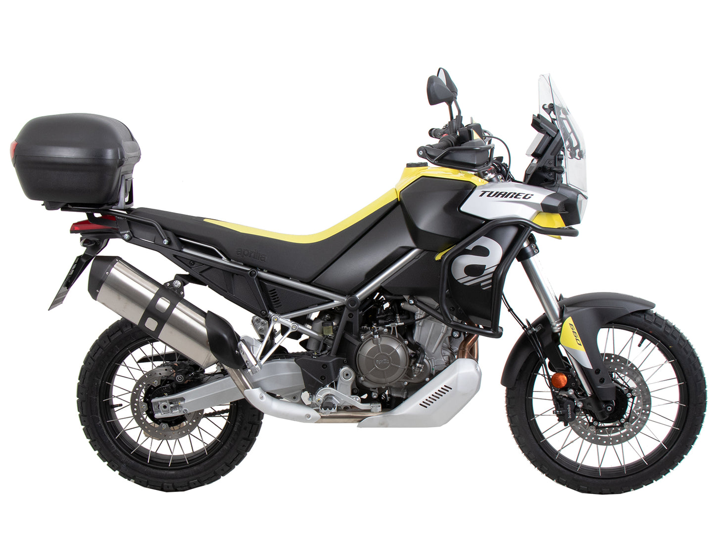 Hepco & Becker Alurack top case carrier black for Aprilia Tuareg 660 (2022-2024)
