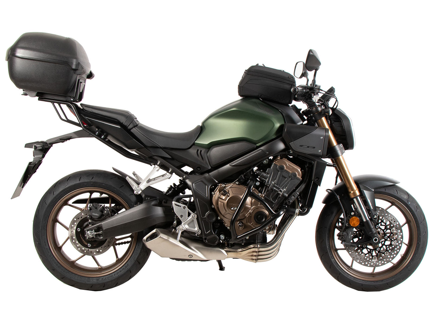 Hepco & Becker Alurack top case carrier black for Honda CB 650 R / E-Clutch (2024-)