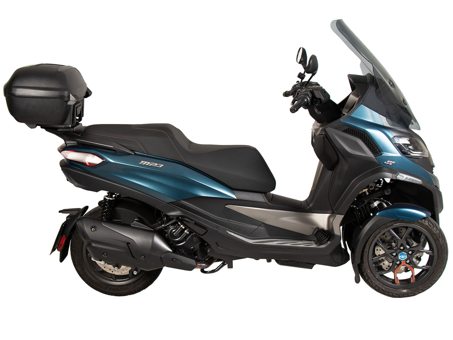 Hepco & Becker Alurack top case carrier black for combination with original rear rack for Piaggio MP3 400 / Sport 400