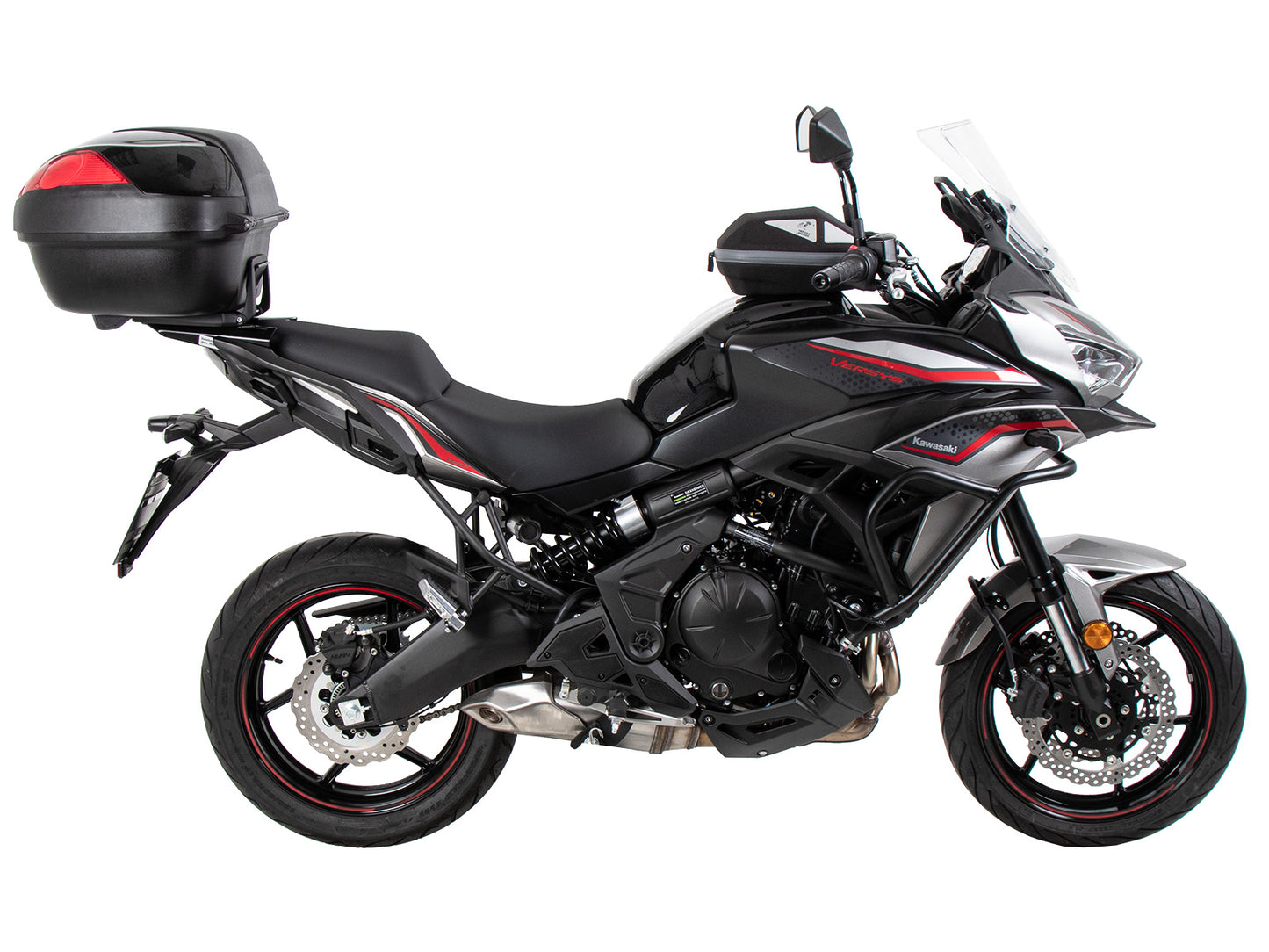 Hepco & Becker Alurack top case carrier black for Kawasaki Versys 650 (2022-)