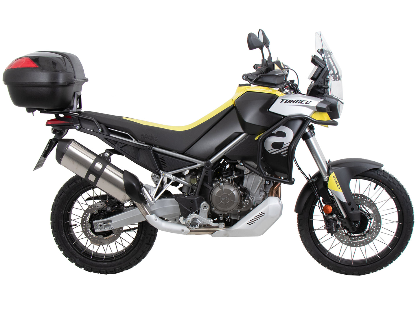 Hepco & Becker Alurack top case carrier black for Aprilia Tuareg 660 (2022-2024)