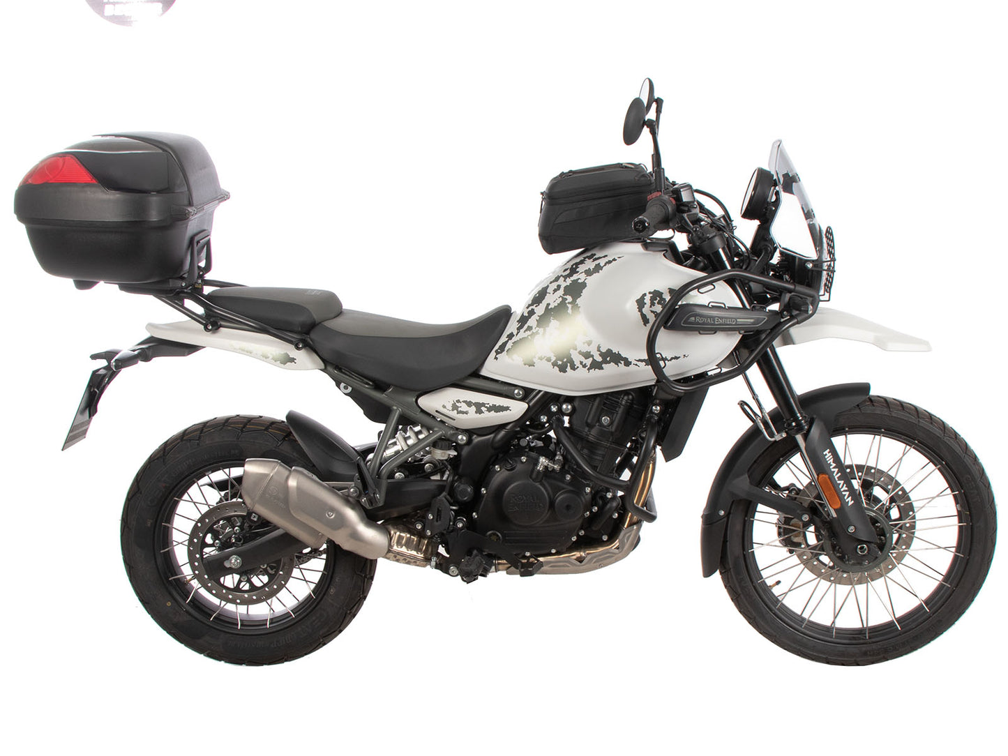 Hepco & Becker Alurack top case carrier black for combination with original rear rack for Royal Enfield Himalayan 450 (2024-)