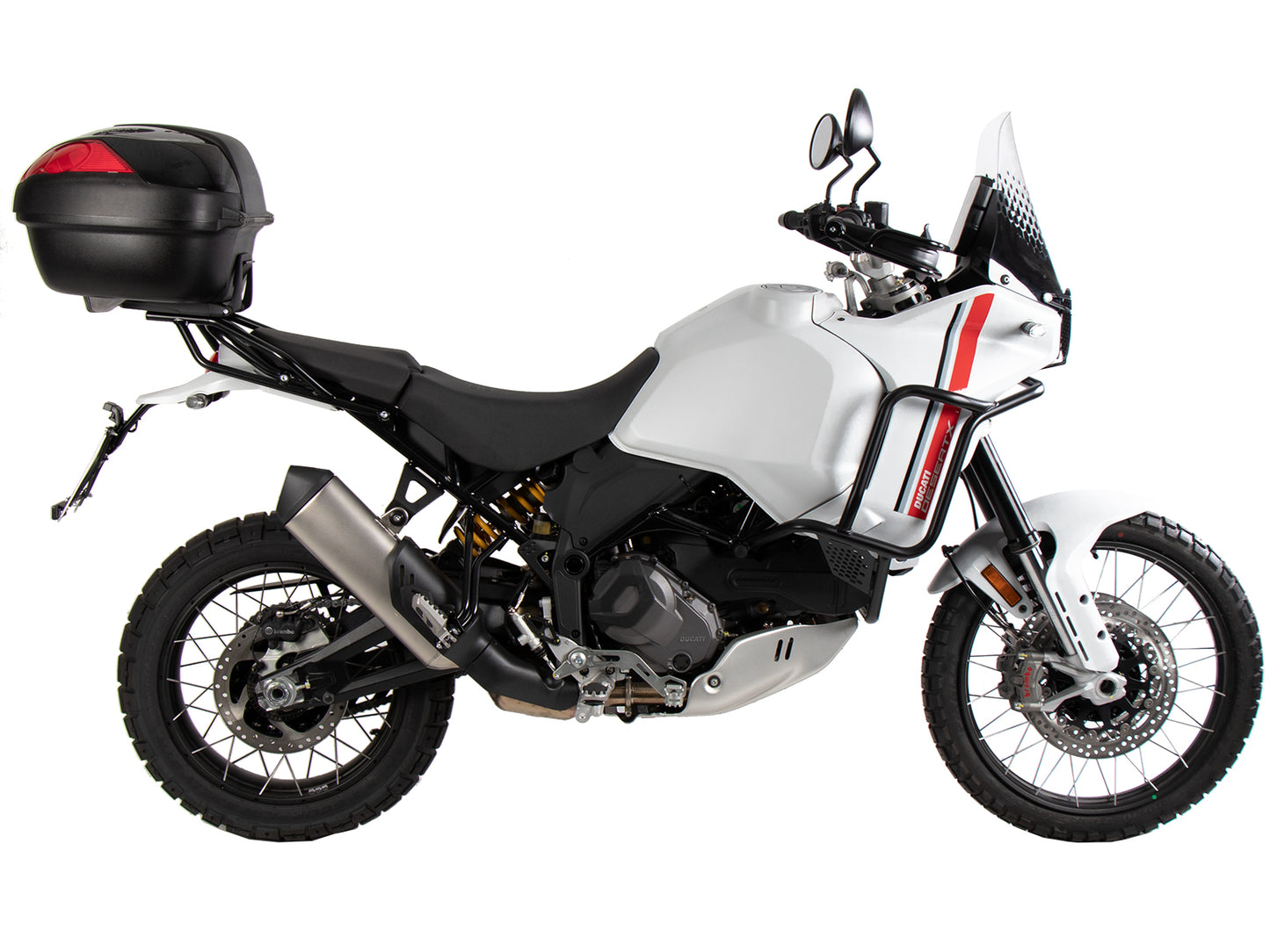 Hepco & Becker Alurack top case carrier black for Ducati Desert X (2022-)