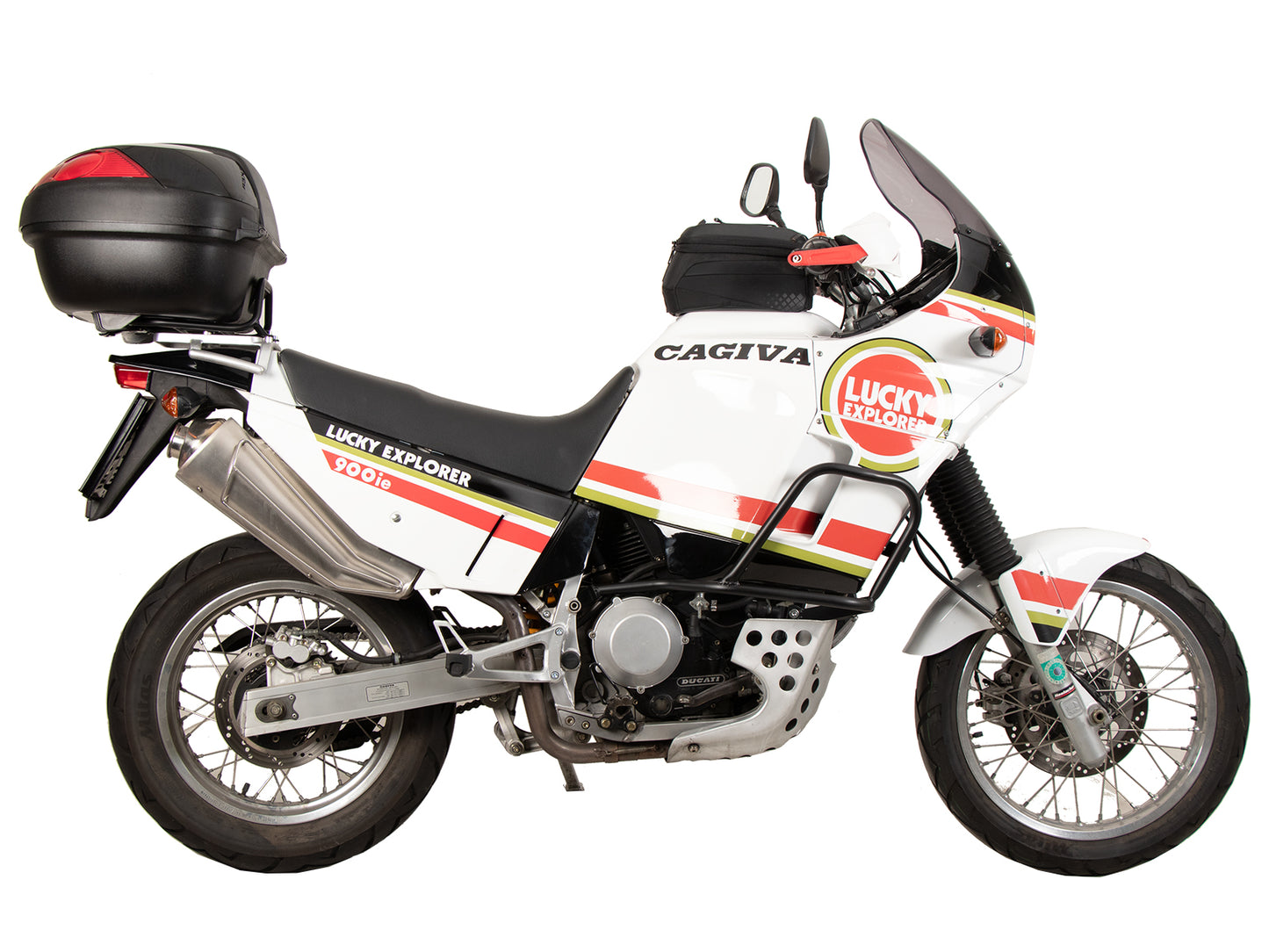 Hepco & Becker Topcase carrier tube-type black for Cagiva Elefant 900 i.e. (1990-1992)