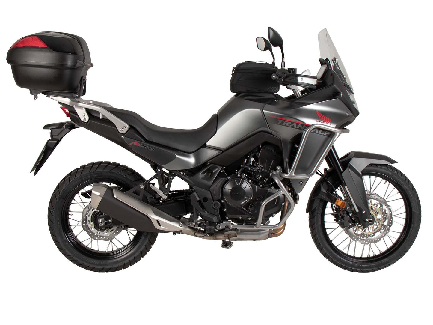 Hepco & Becker Alurack top case carrier black for combination with original rear rack for Honda XL 750 Transalp (2025-)
