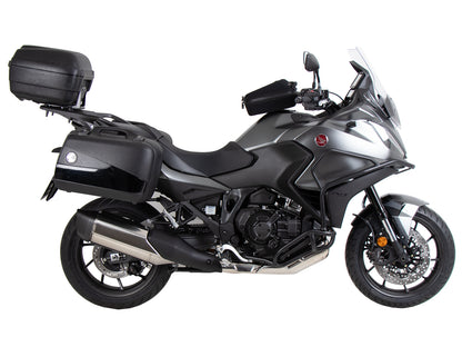 Hepco & Becker Alurack top case carrier black for combination with original rear rack for Honda NT 1100 (2022-2024)
