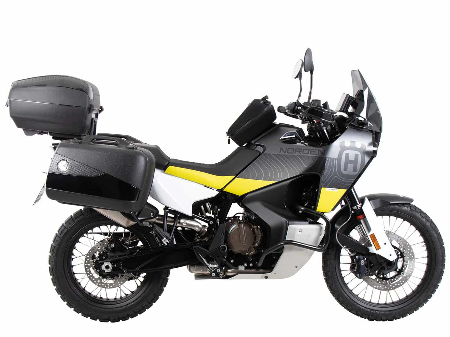 Hepco & Becker Easyrack topcasecarrier black for combination with original rear rack for Husqvarna Norden 901 / Expedition (2022-)