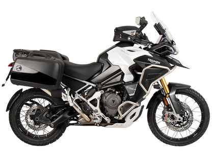 Hepco & Becker Sidecarrier permanent mounted black for Triumph Tiger 1200 Rally Explorer / GT Explorer (2022-)