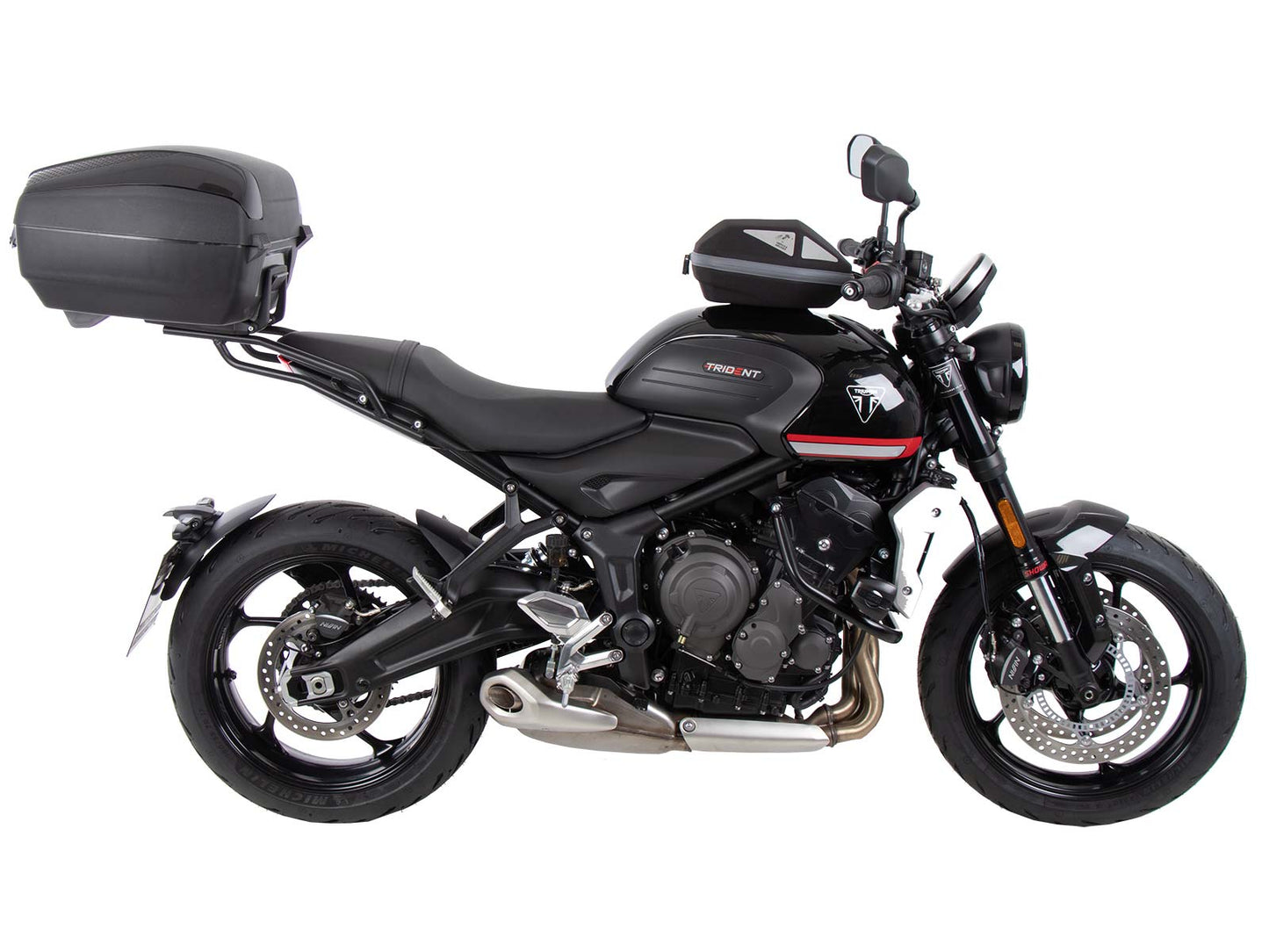 Hepco & Becker Alurack topcasecarrier black for Triumph Trident 660 (2025-)