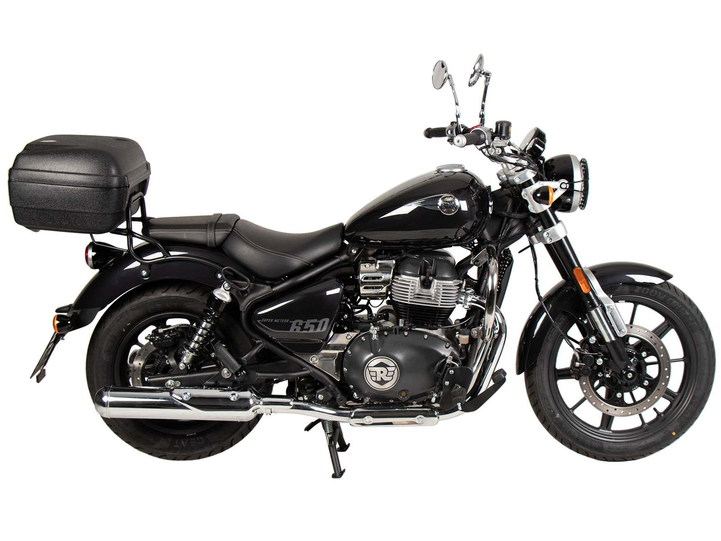 Hepco & Becker Topcase carrier tube-type black for Royal Enfield Super Meteor 650 (2023-)