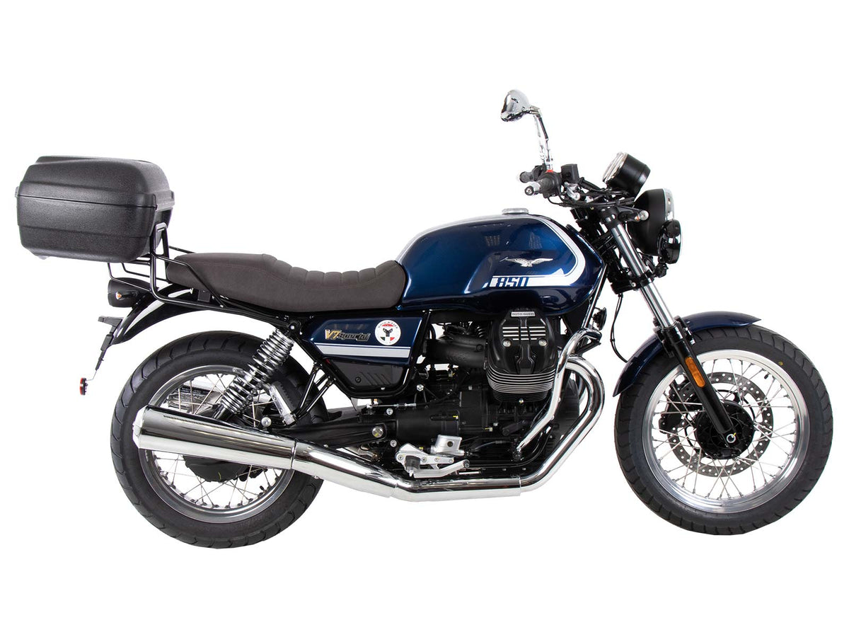 Hepco & Becker Tube rear rack black for Moto Guzzi V7 Special/Stone/Centenario (850 ccm) (2021-2024)