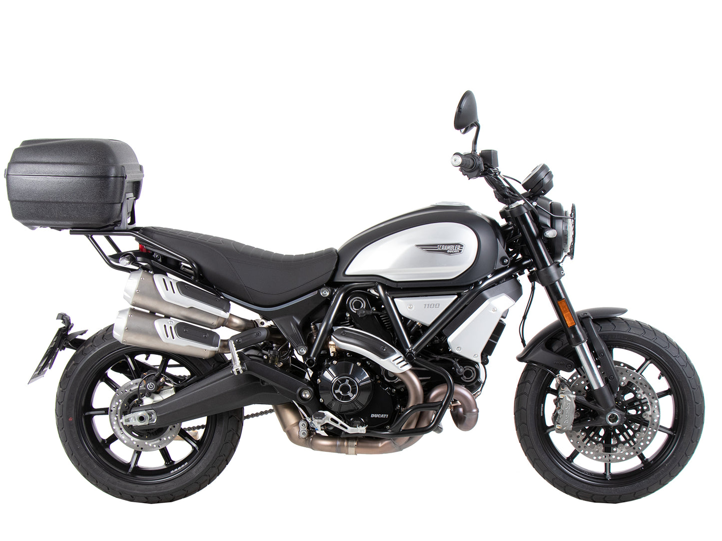 Hepco & Becker Alurack top case carrier black for Ducati Scrambler 1100 Dark Pro/Pro/Sport Pro (2021-2024)