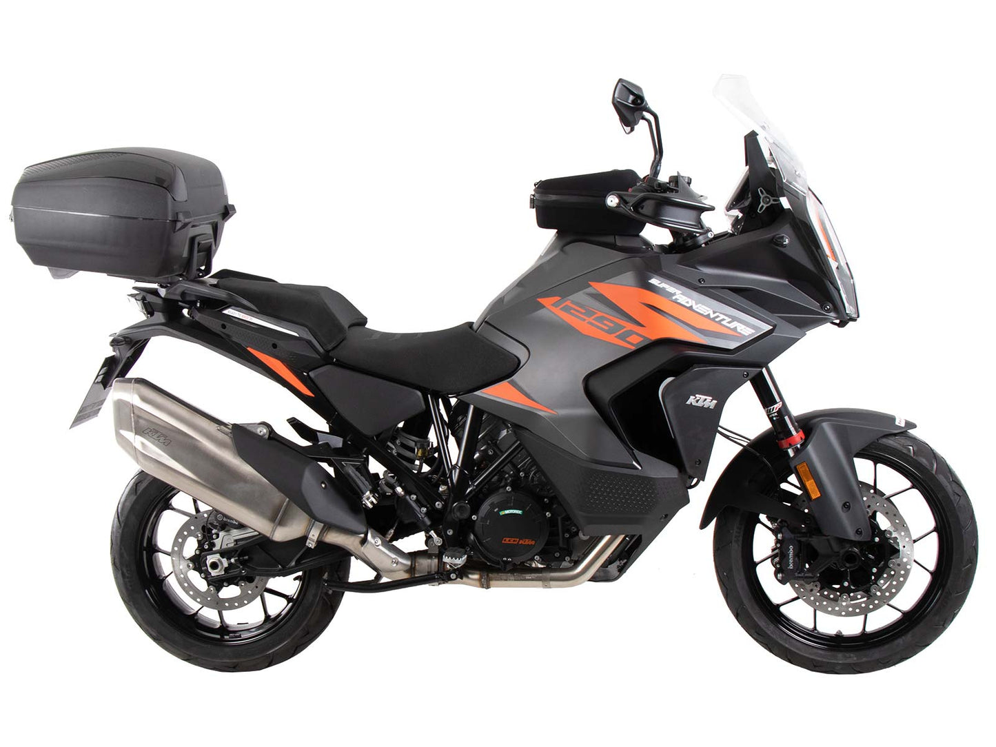 Hepco & Becker Alurack top case carrier black for combination with original rear rack for KTM 1290 Super Adventure S/R (2021-2024)
