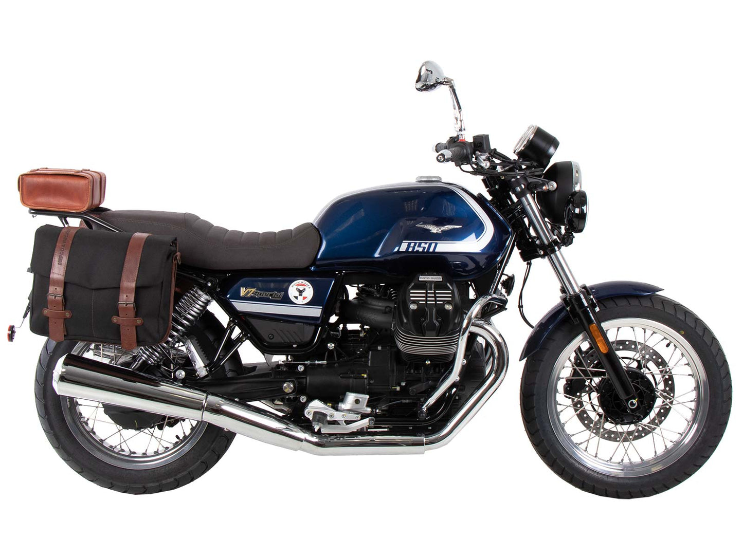 Hepco & Becker C-Bow sidecarrier black for Moto Guzzi V7 Special/Stone/Centenario (850 ccm) (2021-2024)