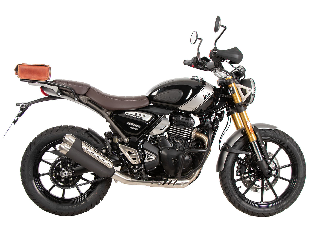 Hepco & Becker Tube rear rack black for Triumph Scrambler 400 X (2024-)