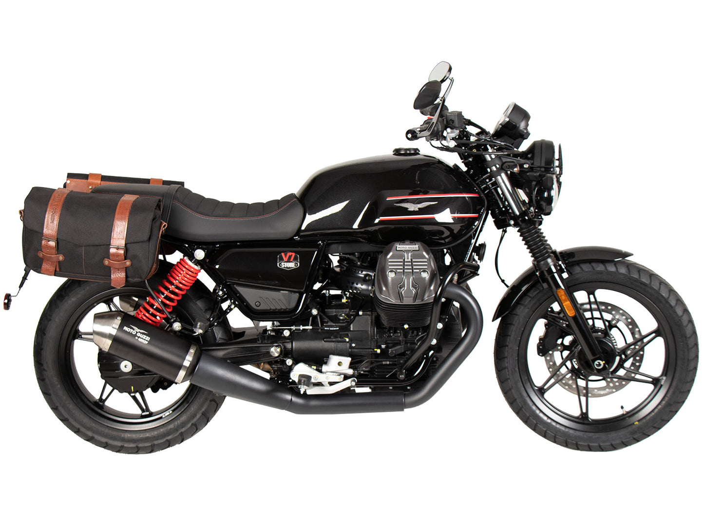 Hepco & Becker C-Bow sidecarrier black for Moto Guzzi V7 Stone Special Edition (850ccm) (2022-2023)