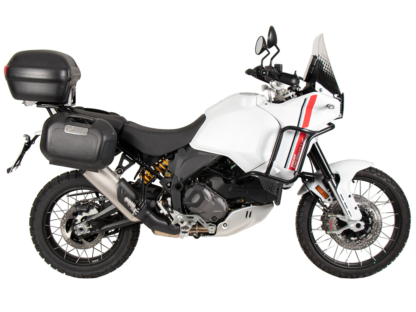 Hepco & Becker Alurack top case carrier black for Ducati Desert X (2022-)