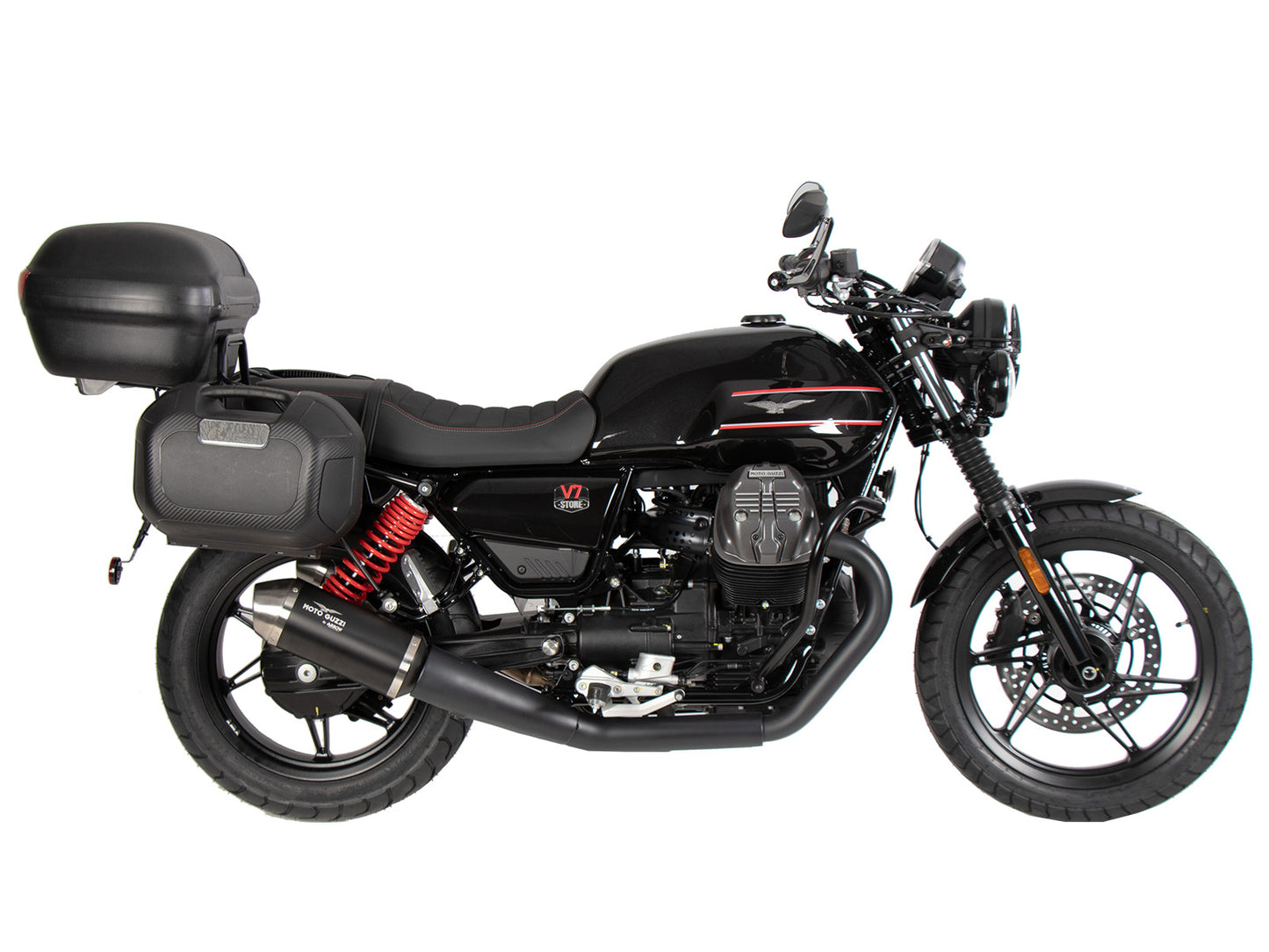 Hepco & Becker C-Bow sidecarrier black for Moto Guzzi V7 Stone Special Edition (850ccm) (2022-2023)