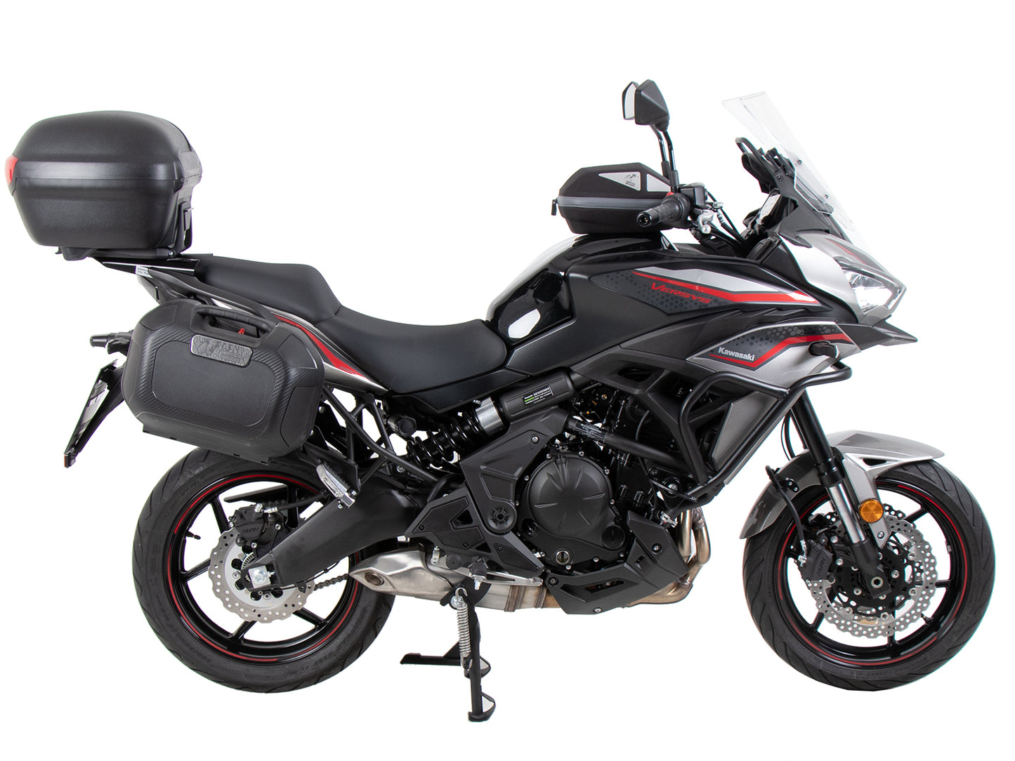 Hepco & Becker Alurack top case carrier black for Kawasaki Versys 650 (2015-2021)