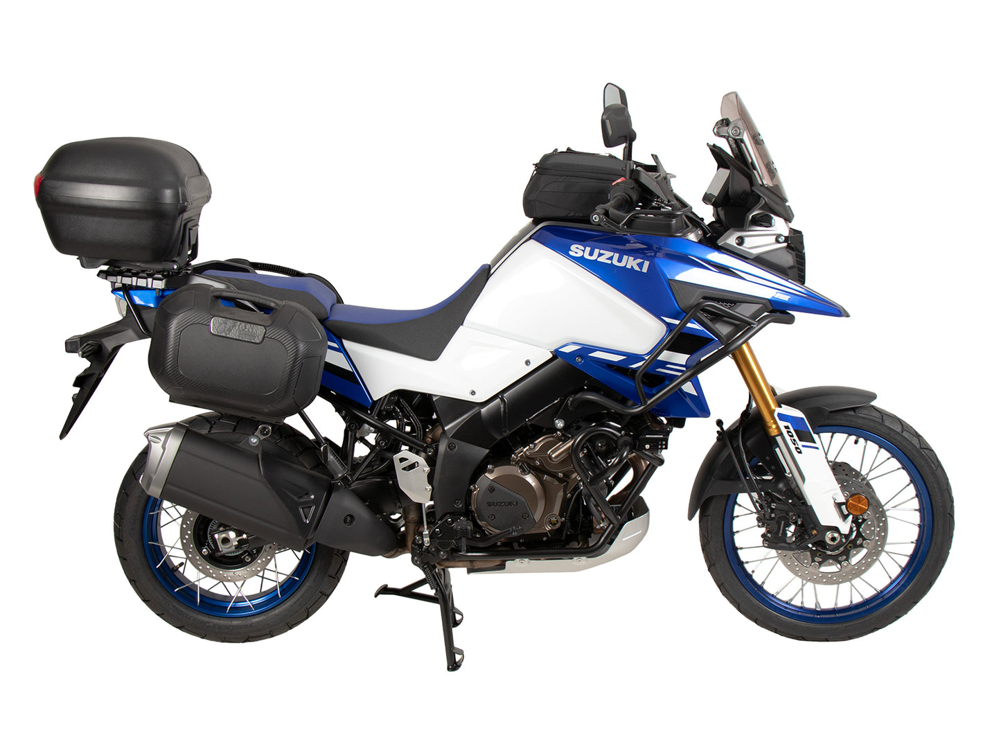 Hepco & Becker Alurack top case carrier black for combination with original rear rack for Suzuki V-Strom 1050 DE (2023-)